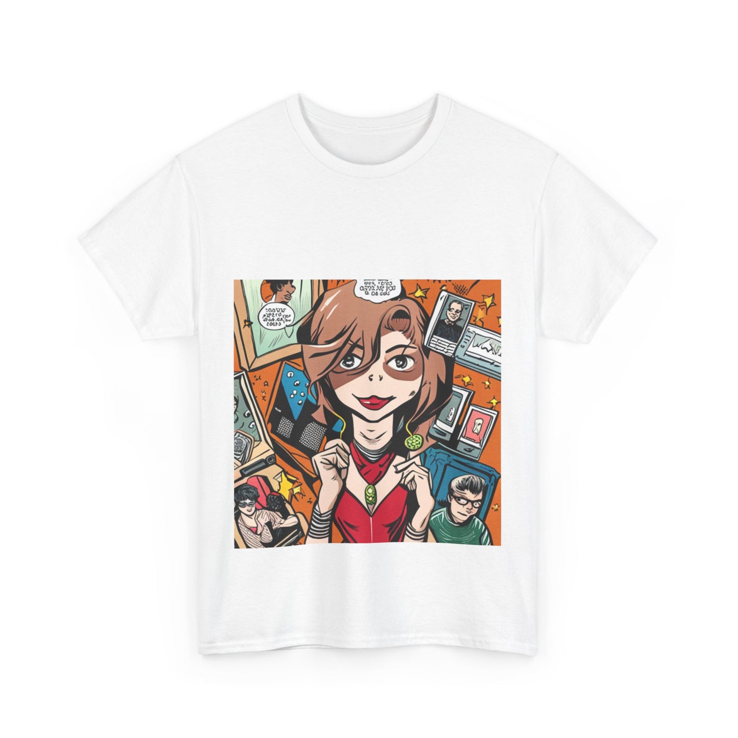 Comic Book Art Graphic T-Shirt