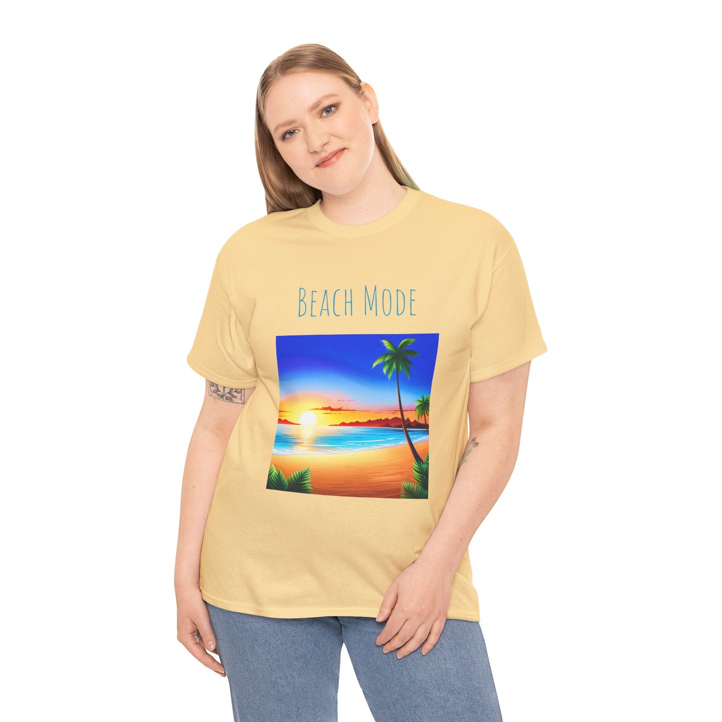 Beach Mode, Beach Graphic T-Shirt