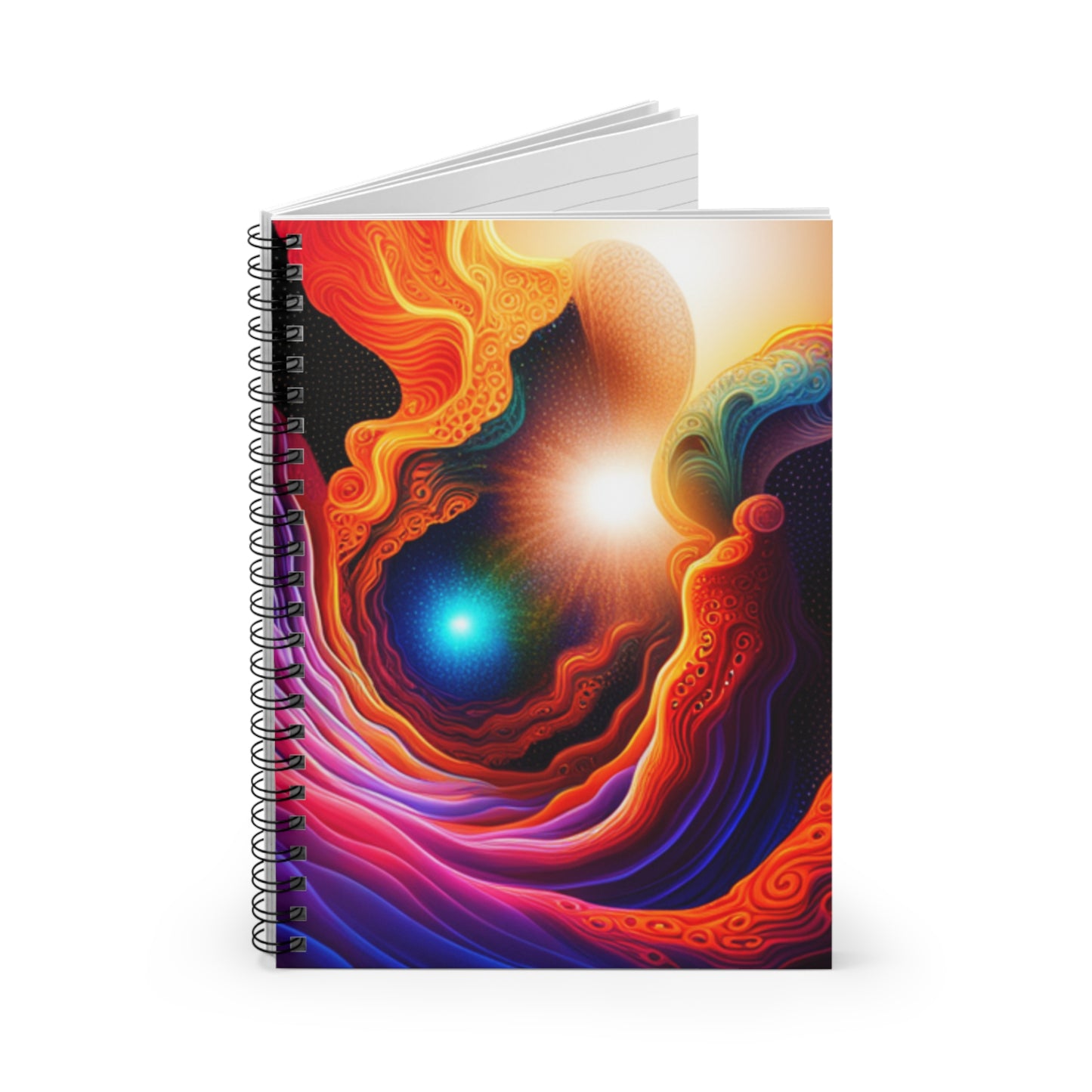 Abstract Art - Spiral Notebook - 8" x 6"