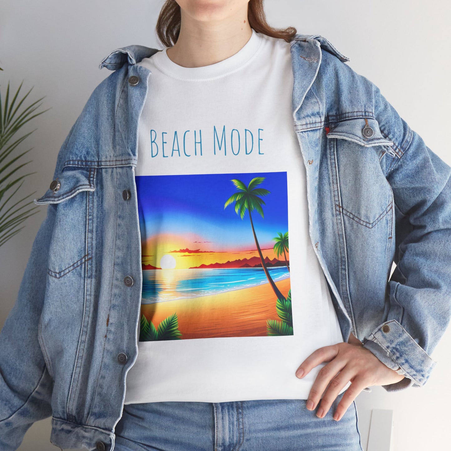 Beach Mode, Beach Graphic T-Shirt