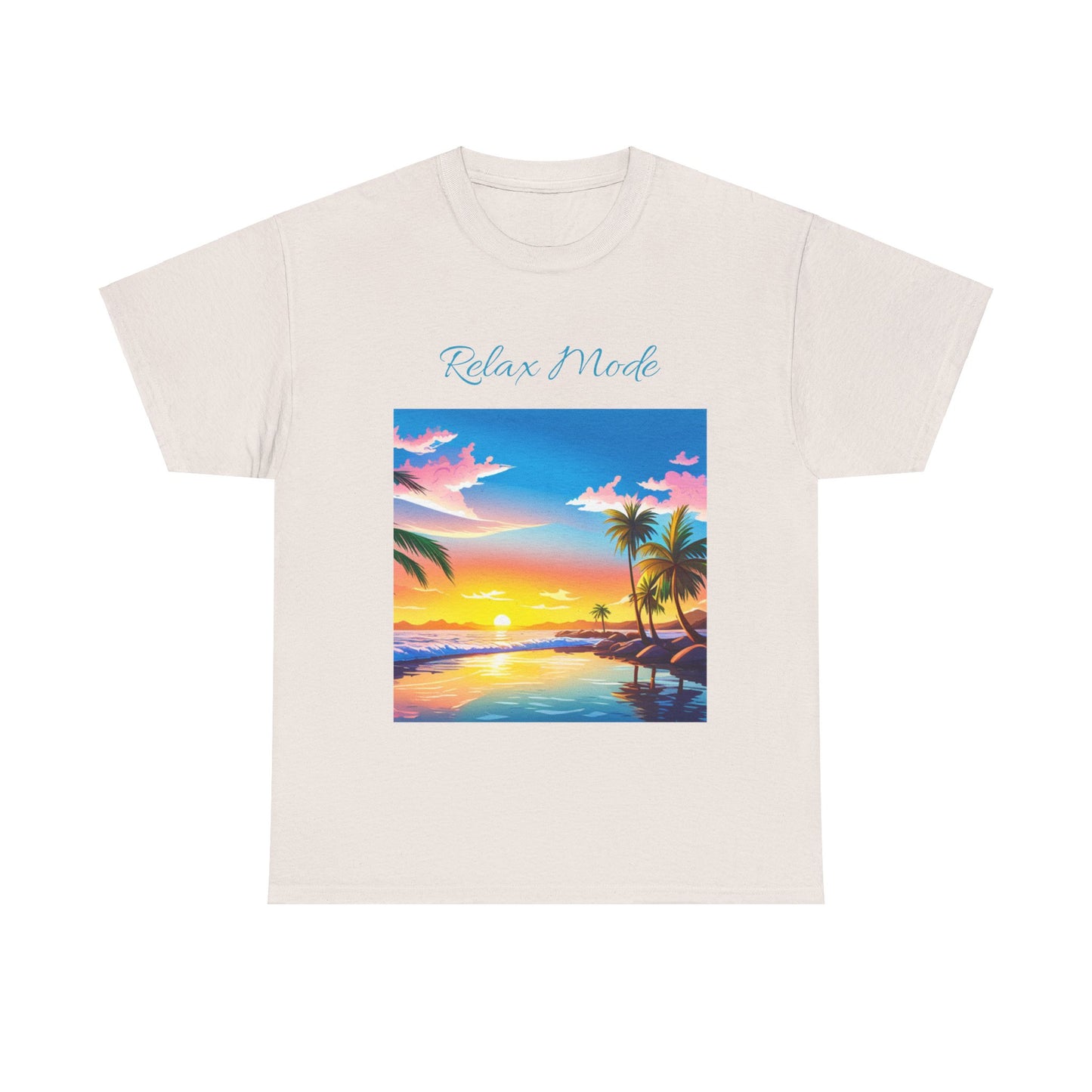 Relax Mode, Beach Graphic T-Shirt