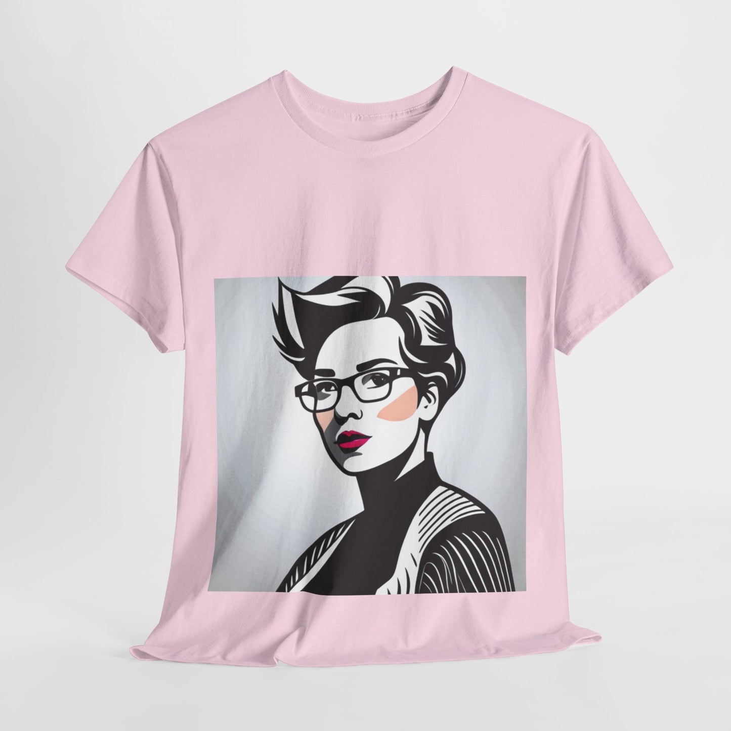 Female Model Graphic T-Shirt