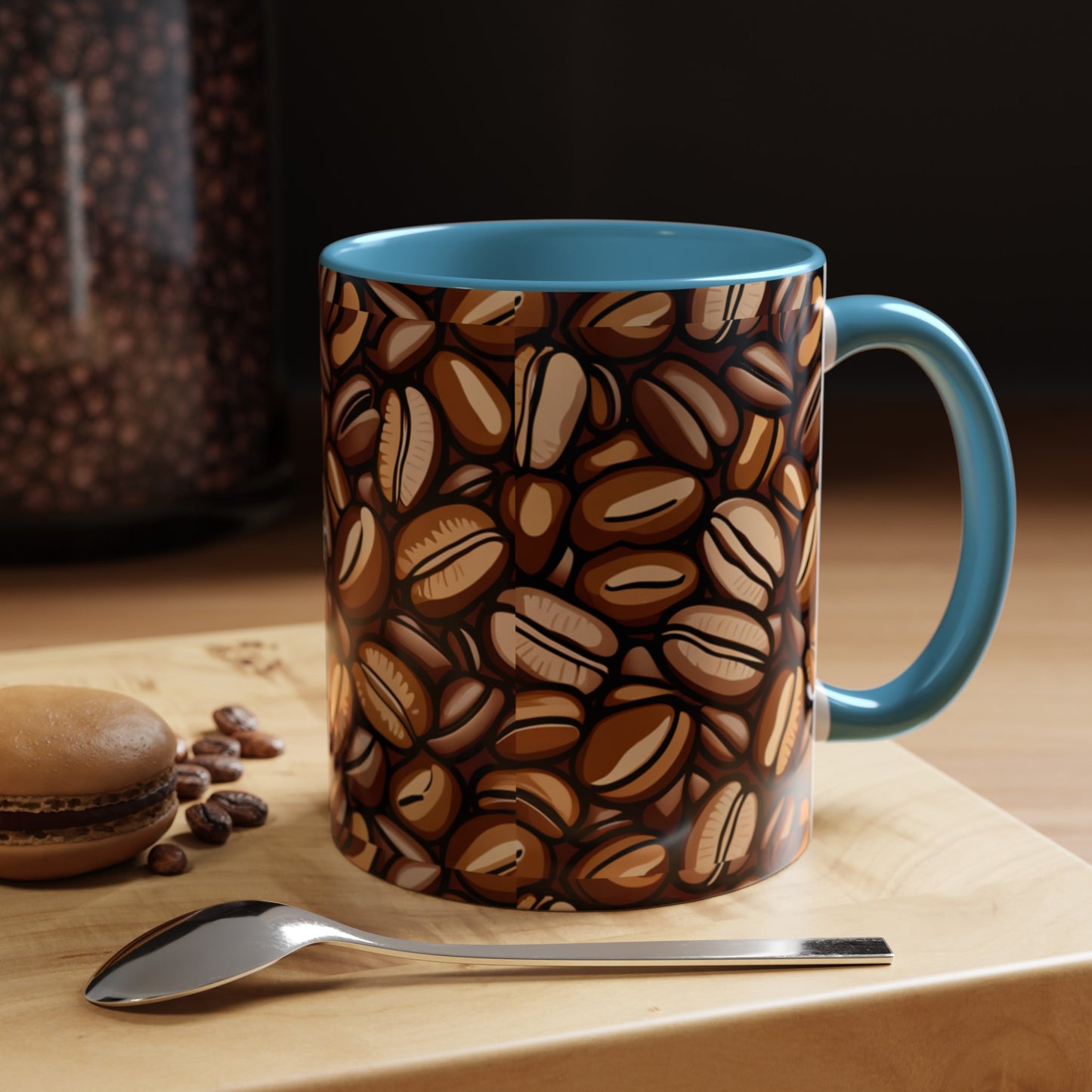 "Bean There, Done That" Accent Coffee Mug (11, 15oz)