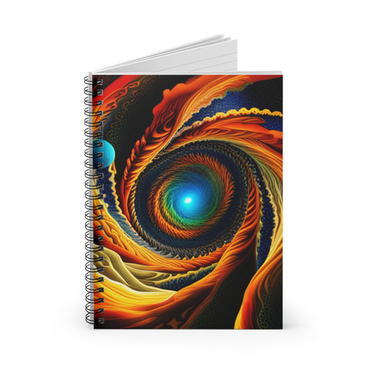 Abstract Art - Spiral Notebook - 8" x 6"