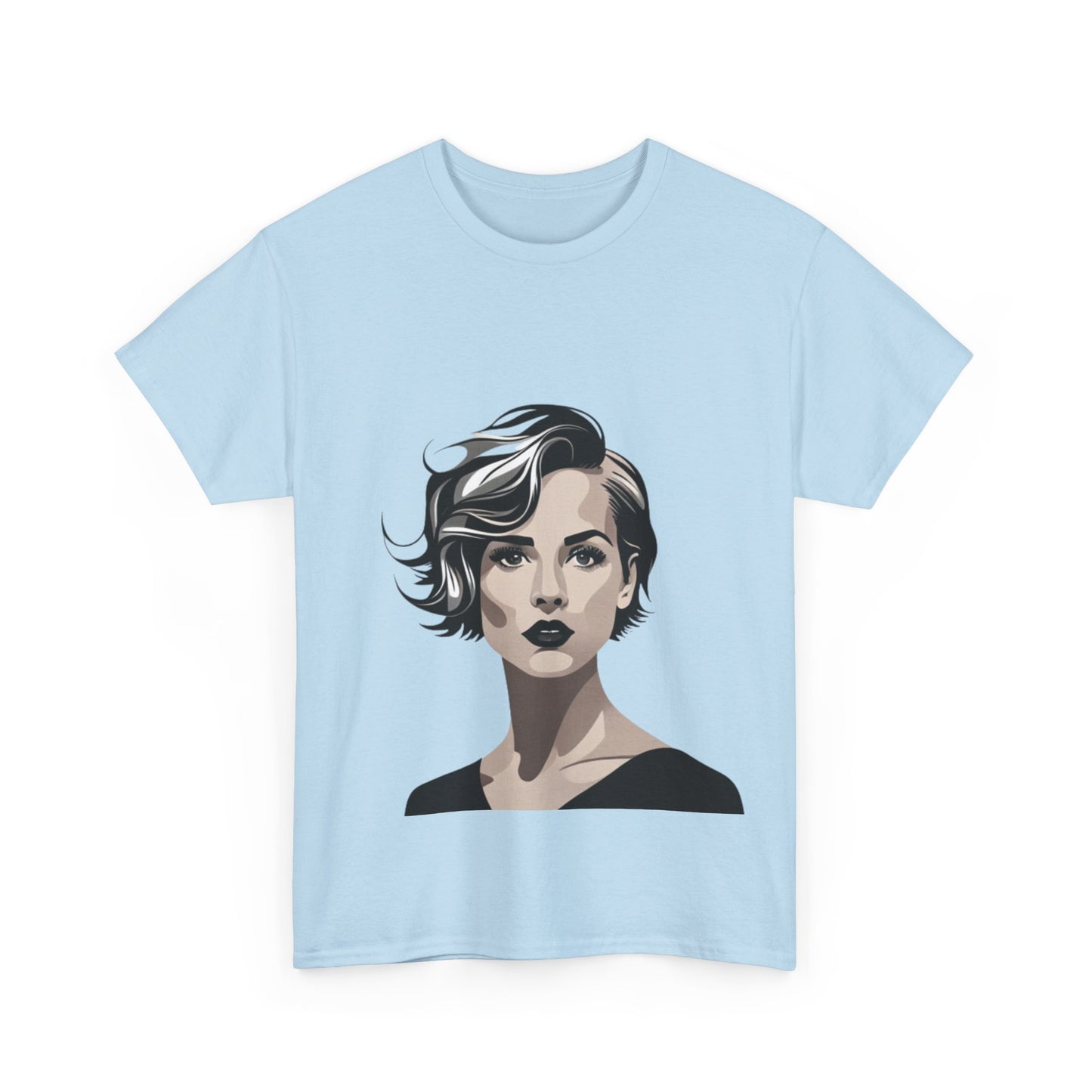 Female Model Graphic T-shirt