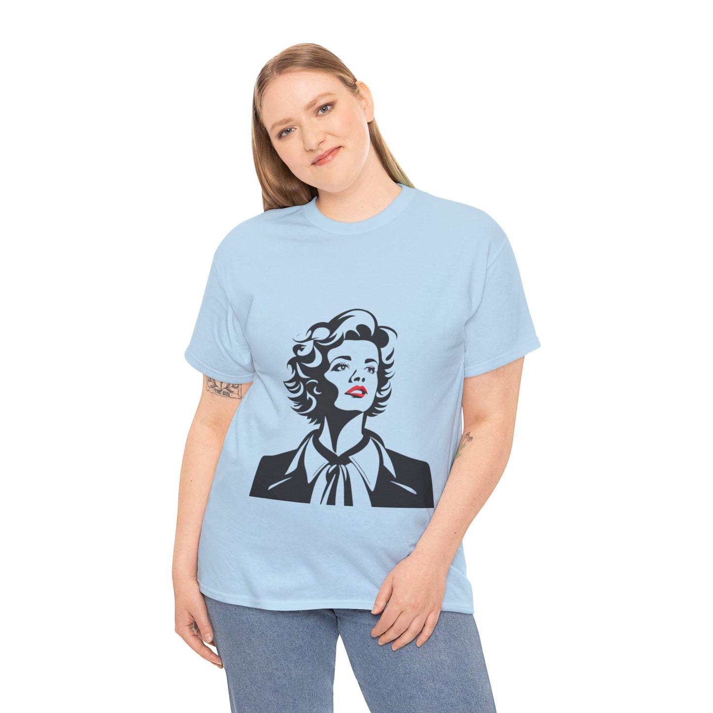 Business Woman Comic Art Graphic T-Shirt