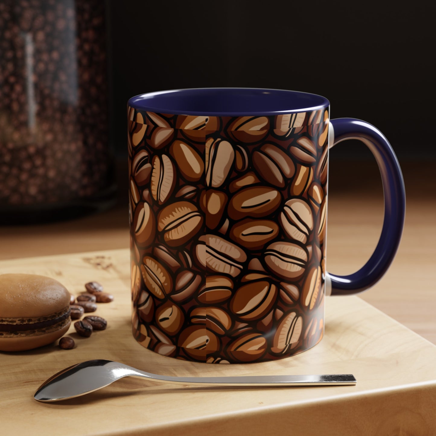 "Bean There, Done That" Accent Coffee Mug (11, 15oz)