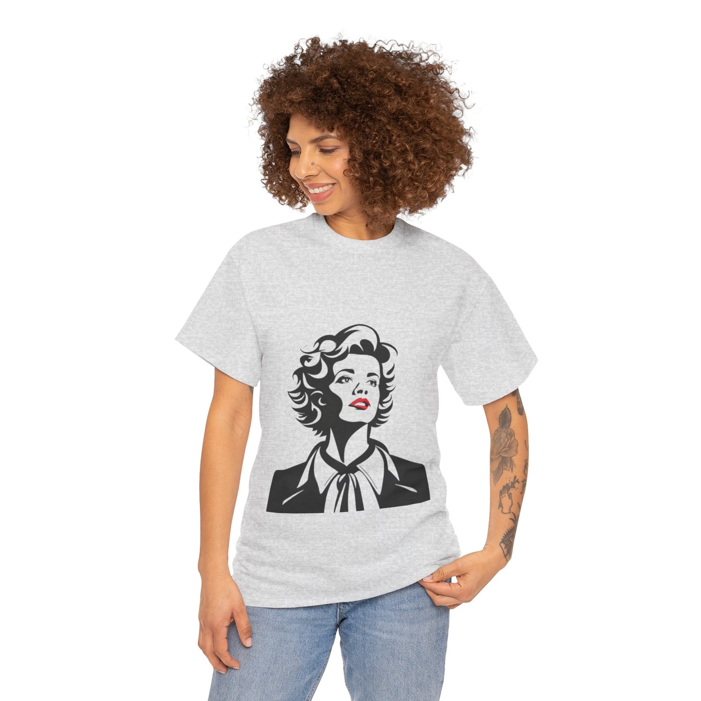 Business Woman Comic Art Graphic T-Shirt