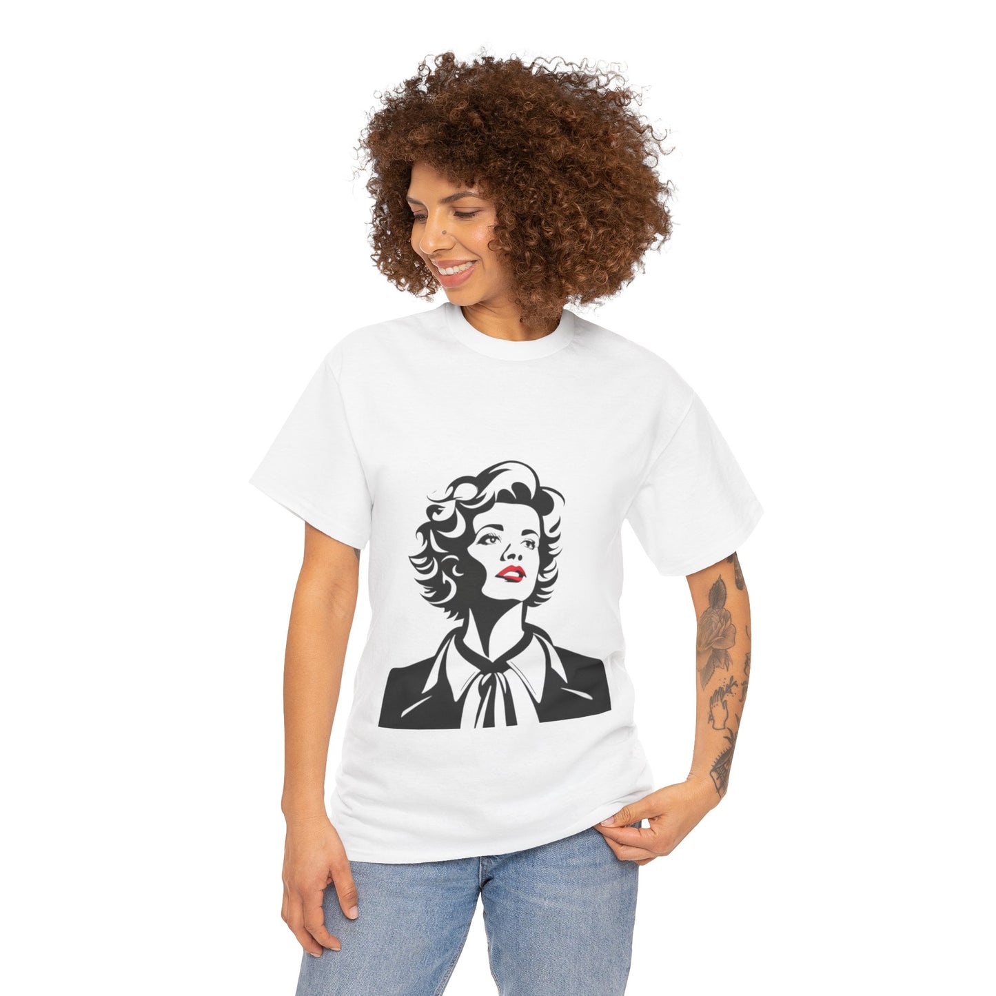 Business Woman Comic Art Graphic T-Shirt