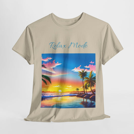 Relax Mode, Beach Graphic T-Shirt