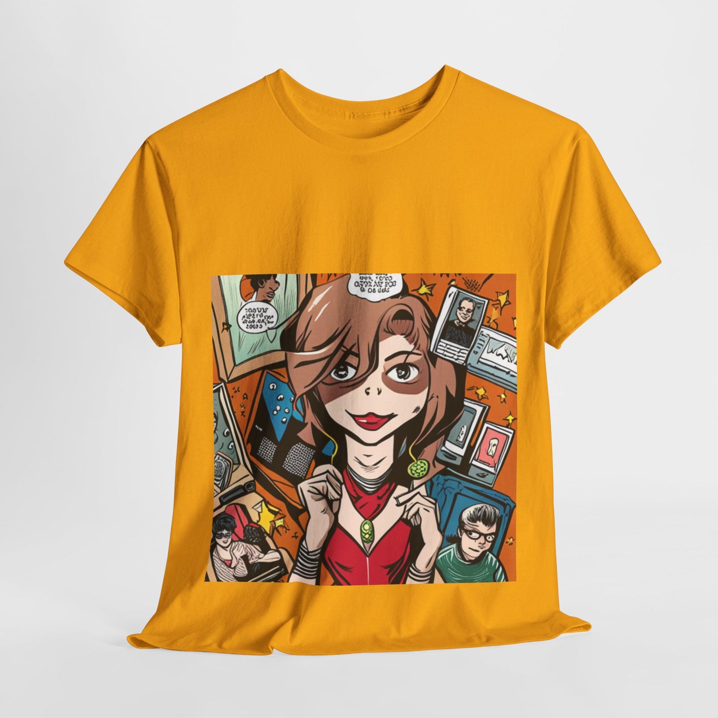 Comic Book Art Graphic T-Shirt