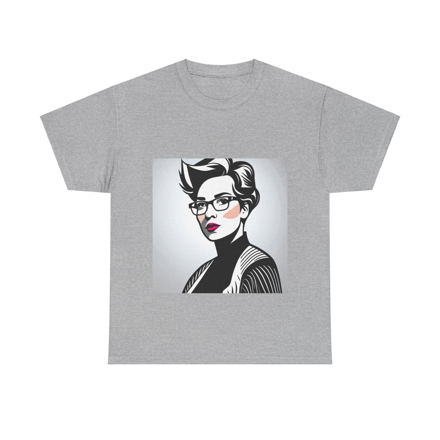 Female Model Graphic T-Shirt