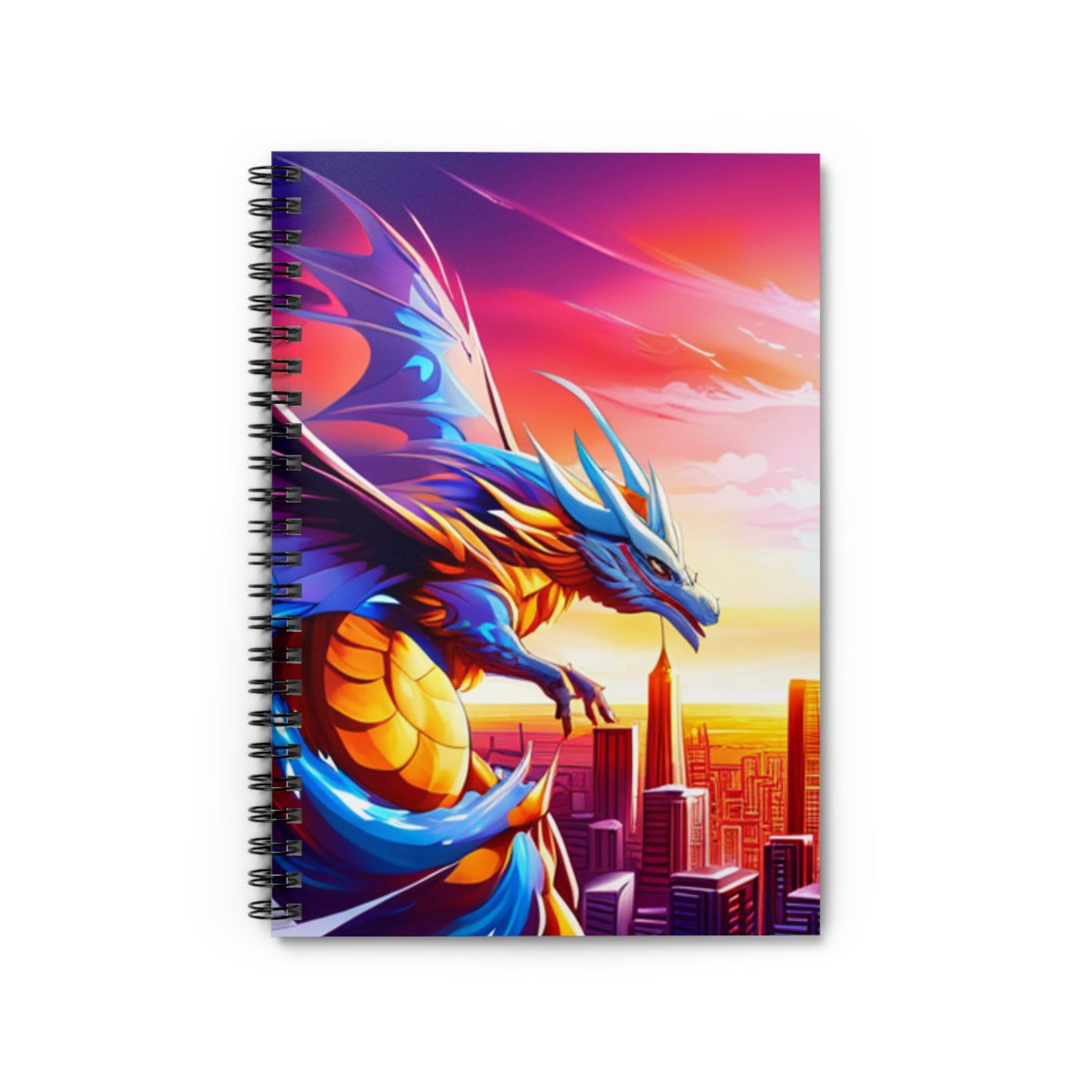 Dragon Art - Spiral Notebook - 8" x 6"