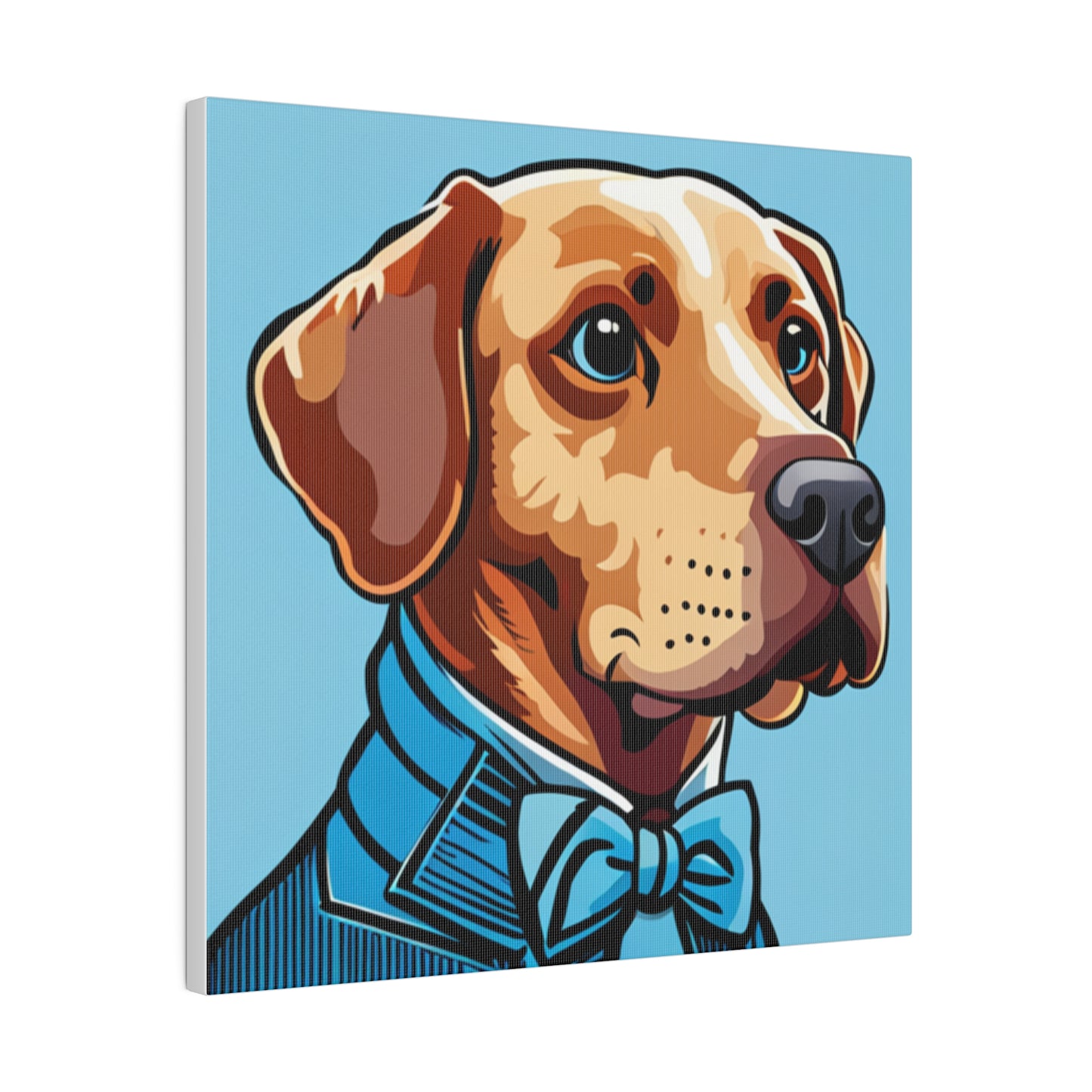 Comic Art, Dog Model on Matte Canvas, Stretched, 0.75"