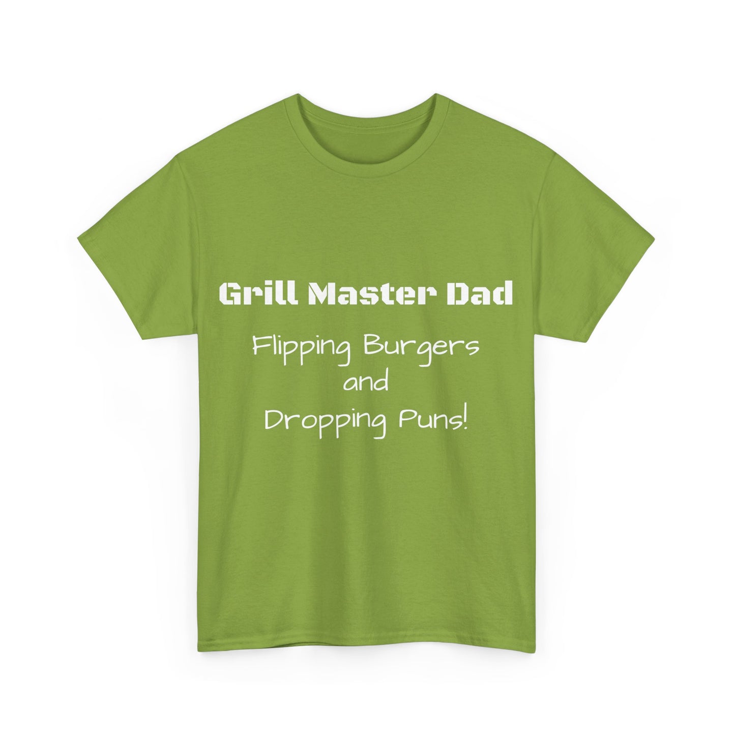 "Grill Master Dad: Flipping Burgers and Dropping Puns!" Tee