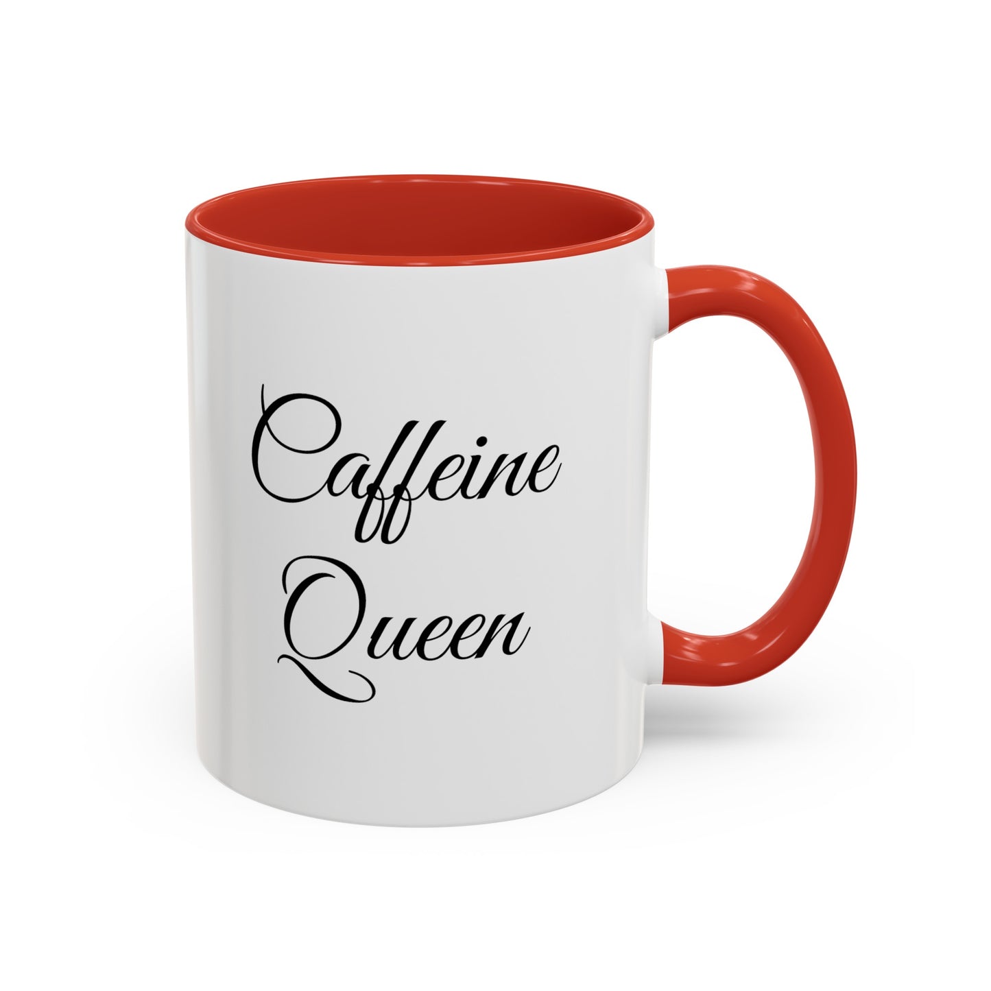 "Caffeine Queen" Accent Coffee Mug (11, 15oz)