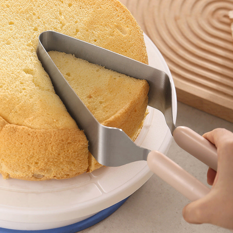 Stainless Steel Triangle To Cut A Cake Sever Knife