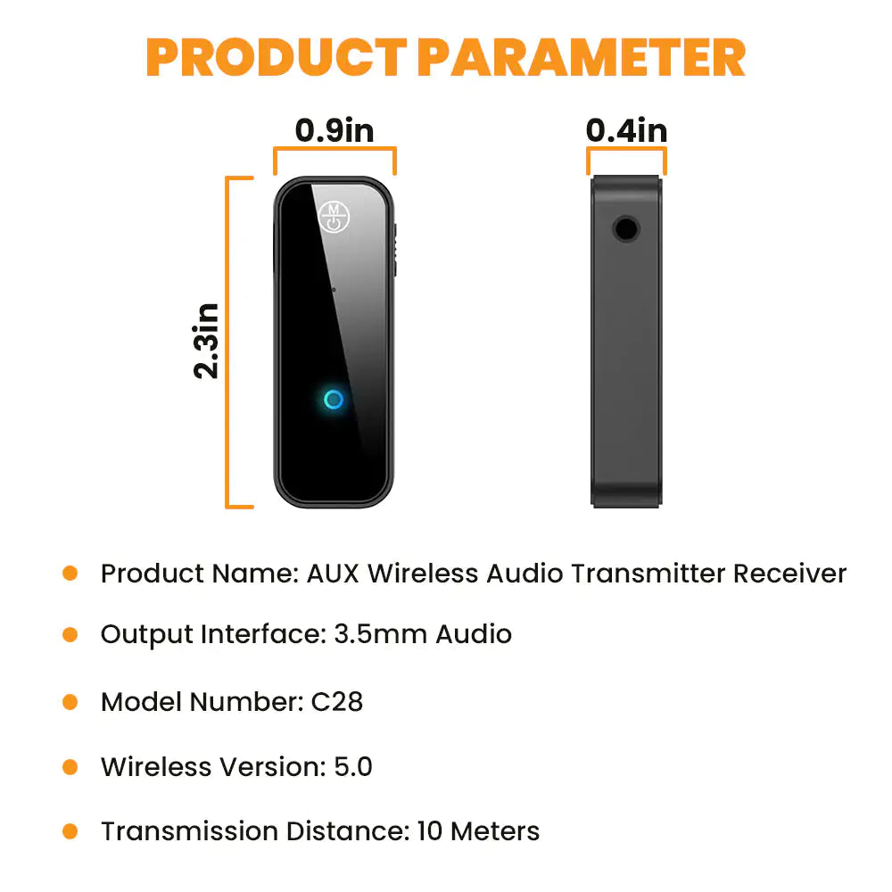 2-in-1 Bluetooth 5.0 USB Wireless Transmitter