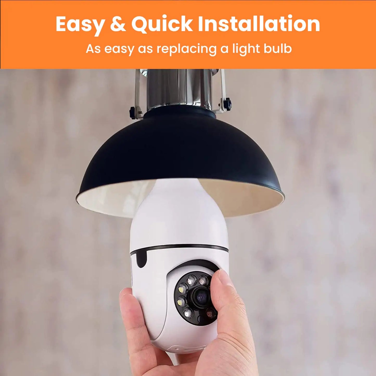 Light Bulb Spy Camera 1080P